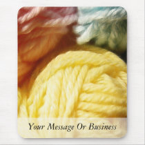 Soft Balls Of Yarn Mousepads
