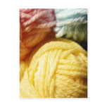 Soft Balls Of Yarn Post Card