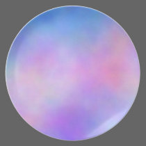 Soft Blue And Pink Tye Dye Plate plates