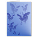 Soft Blue Butterflies Card by Lotacats Soft Blue Butterflies Card