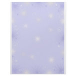 Soft Blue Fuzzy Fluffy background Letterhead Template