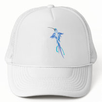 Soft Blue Humming Bird Hats