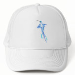 Soft Blue Humming Bird Hats