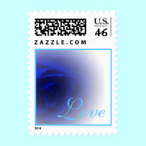 Soft Blue Rose stamps
