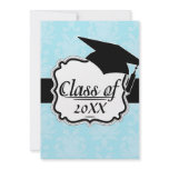 soft blues lovely damask invitations