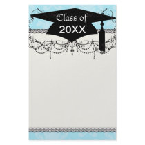 soft blues lovely damask stationery