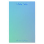 Soft Blues Stationery