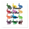 Soft Bunnies Are What Dreams Are Made of posters by gailg1957 Soft Bunnies Are What Dreams Are Made of posters