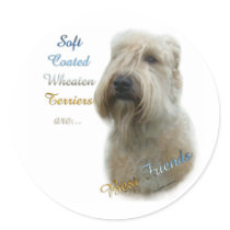Soft Coated Wheaten Terrier Best F... - Sticker