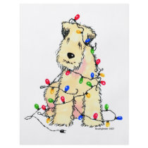 Soft Coated Wheaten Terrier - Christmas flyers
