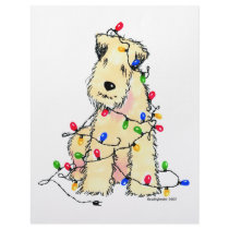 Soft Coated Wheaten Terrier - Christmas Personalized Letterhead