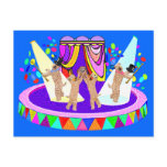 SOFT COATED WHEATEN TERRIER CIRCUS POSTCARDS
