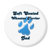 Soft Coated Wheaten Terrier Dad Bl... - Magnet