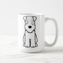 Soft Coated Wheaten Terrier Dog Cartoon Mugs