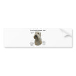 Soft Coated Wheaten Terrier History Design Bumper Sticker