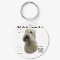 Soft Coated Wheaten Terrier History Design keychains