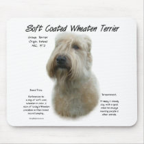 Soft Coated Wheaten Terrier History Design mousepads
