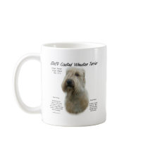 Soft Coated Wheaten Terrier History Design mugs by GreyWolfCreation Soft Coated Wheaten Terrier History Design mugs