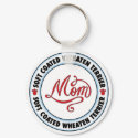 SOFT COATED WHEATEN TERRIER mom keychain