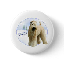 Soft Coated Wheaten Terrier Noel - Button by GreyWolfCreation Soft Coated Wheaten Terrier Noel - Button