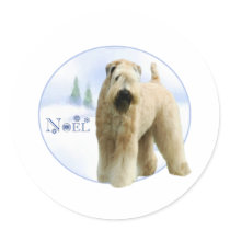 Soft Coated Wheaten Terrier Noel - Sticker