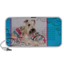 Soft Coated Wheaten Terrier Portable Speaker speakers