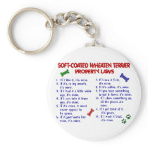 SOFT-COATED WHEATEN TERRIER Property Laws 2 Key Chains