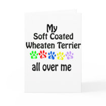 Soft Coated Wheaten Terrier Walks Design cards