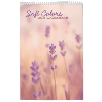 Soft colors 2011 calendar