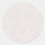 Soft Daisies Stickers or Name Tags