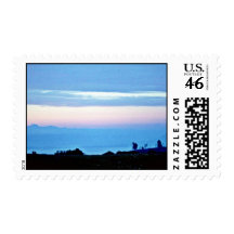 Soft Evening Over Rotorua, North Island Stamp