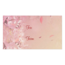 Soft Flowers Gift Tag profile cards