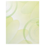 Soft green floral design full color flyer