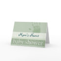 Soft green pastel baby shower invitation cards by aslentz Soft green pastel baby shower invitation cards