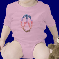 Soft Heart Peace Symbol Shirt by Lotacats Soft Heart Peace Symbol Shirt