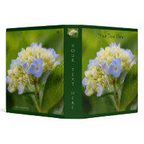 Soft Hydrangea Flower Photo Custom Avery Binder by SmilinEyesTreasures Soft Hydrangea Flower Photo Custom Avery Binder