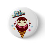 soft icecream cute button soft icecream cute button