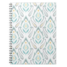 Soft Ikat Spiral Note Books