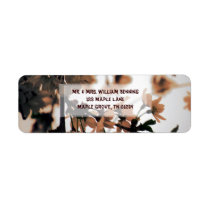 Soft Light Peach Address Labels