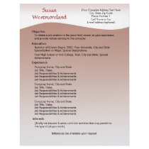 Soft Mauve Custom Resume Template Letterhead