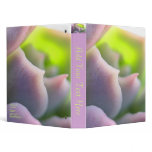 Soft Mauve Succulent Binder