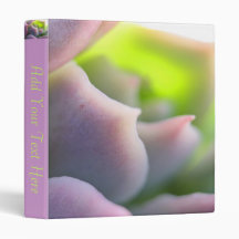 Soft Mauve Succulent Binder
