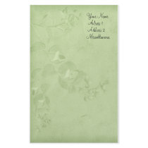 Soft Nature in Green stationery