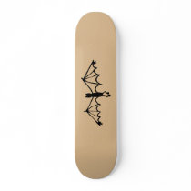 Soft Orange Funny Little Bat skateboards