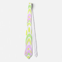Soft Pastels Geometrics Wedding Tie Necktie