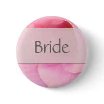 Soft pink Bride Button by perfectpostage Soft pink Bride Button