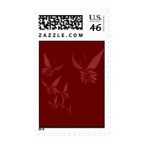 Soft Pink Butterflies Postage postage