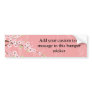 Soft Pink Cherry Blossom Bumper Sticker