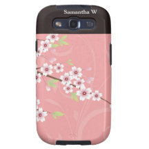 Soft Pink Cherry Blossom Galaxy S3 Cover