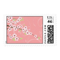 Soft Pink Cherry Blossom Stamp